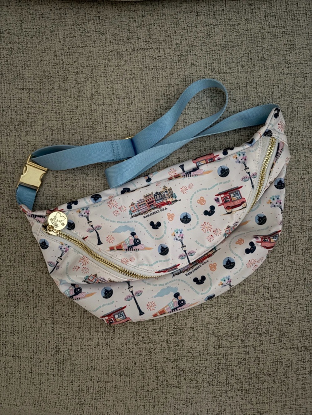 Stoney Clover Lane Disney Parks Fanny Pack - Main Street USA Print - NWOT